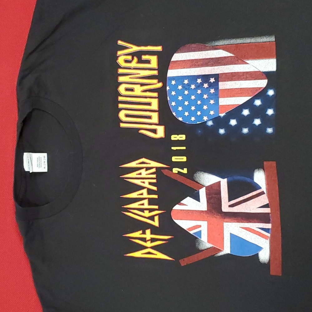 Def Leppard Journey concert tee Tour 2018 XL short sleeve NEW